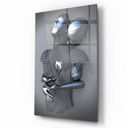 Metal Bedenler Dikey Cam Tablo