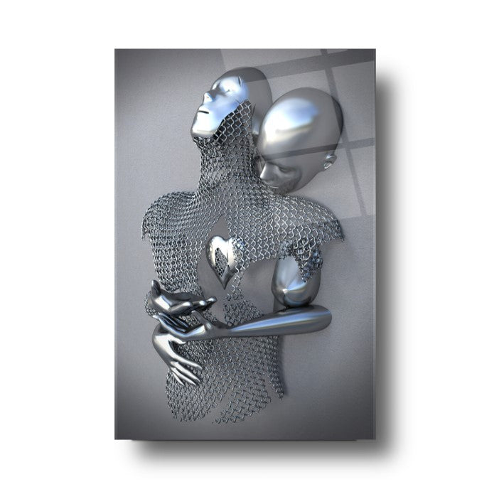 Metal Bedenler Dikey Cam Tablo