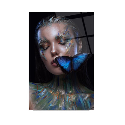 Kadın Model Dikey Cam Tablo