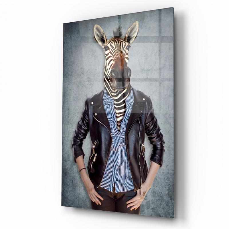 Zebra Dikey Cam Tablo