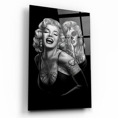 Marilyn Monroe Dikey Cam Tablo