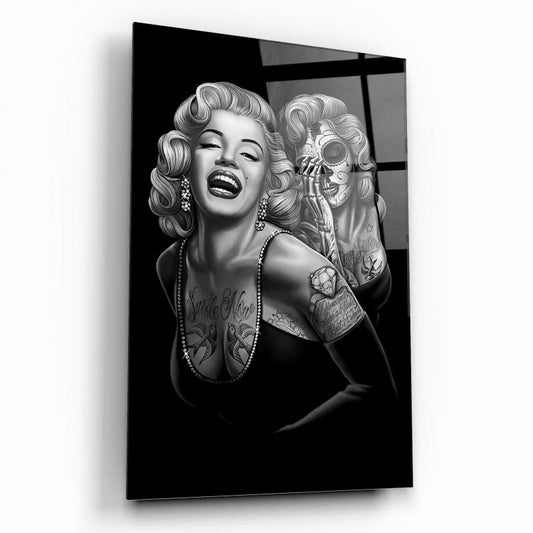Marilyn Monroe Dikey Cam Tablo