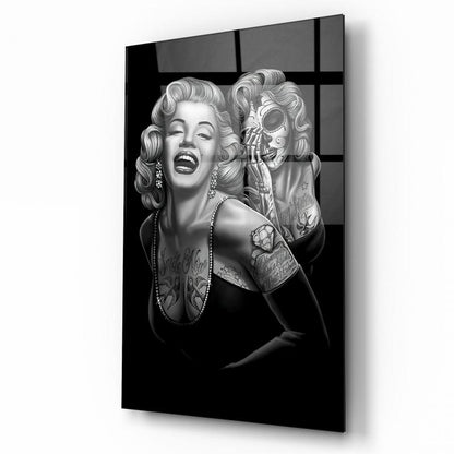 Marilyn Monroe Dikey Cam Tablo