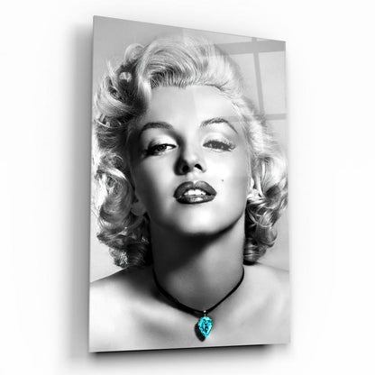 Marilyn Monroe Dikey Cam Tablo