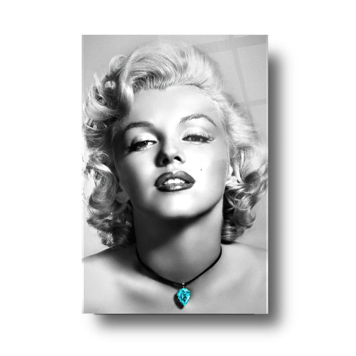 Marilyn Monroe Dikey Cam Tablo