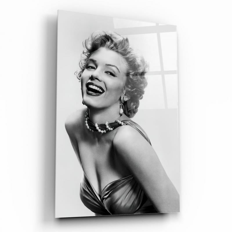 Marilyn Monroe Dikey Cam Tablo