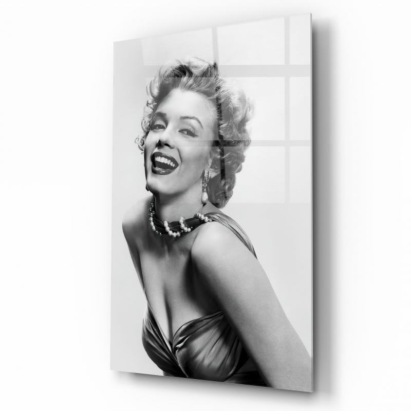 Marilyn Monroe Dikey Cam Tablo