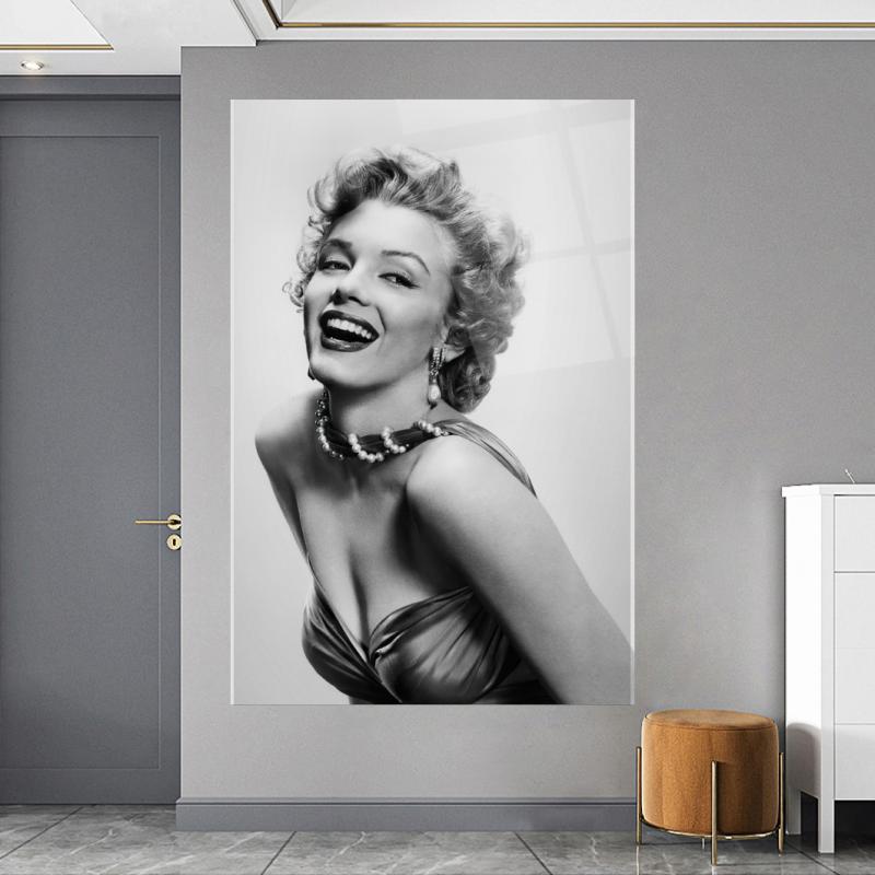 Marilyn Monroe Dikey Cam Tablo
