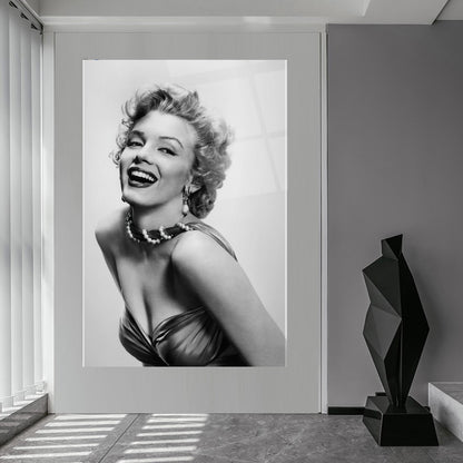 Marilyn Monroe Dikey Cam Tablo
