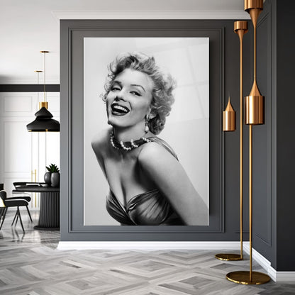 Marilyn Monroe Dikey Cam Tablo
