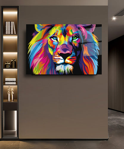Aslan Yatay Cam Tablo