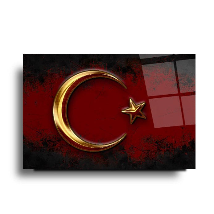 Bayrak Yatay Cam Tablo