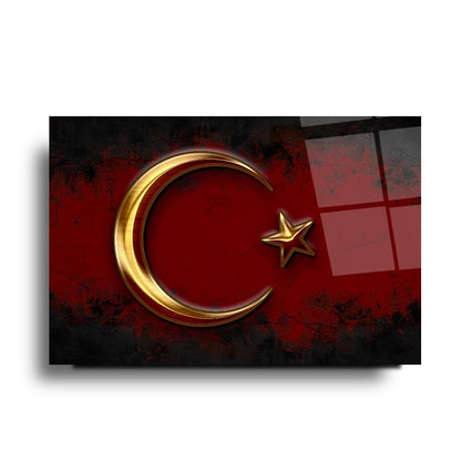 Bayrak Yatay Cam Tablo