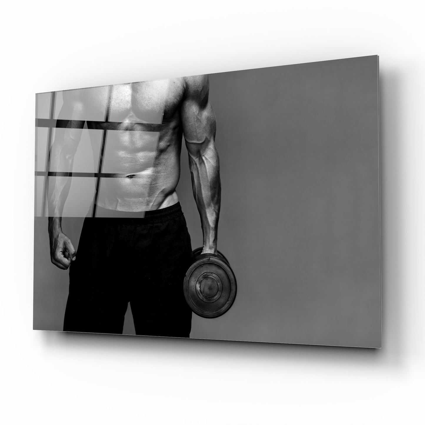 Fitness Yatay Cam Tablo