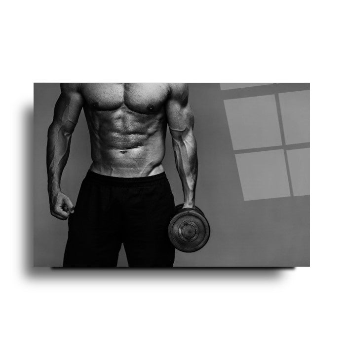 Fitness Yatay Cam Tablo