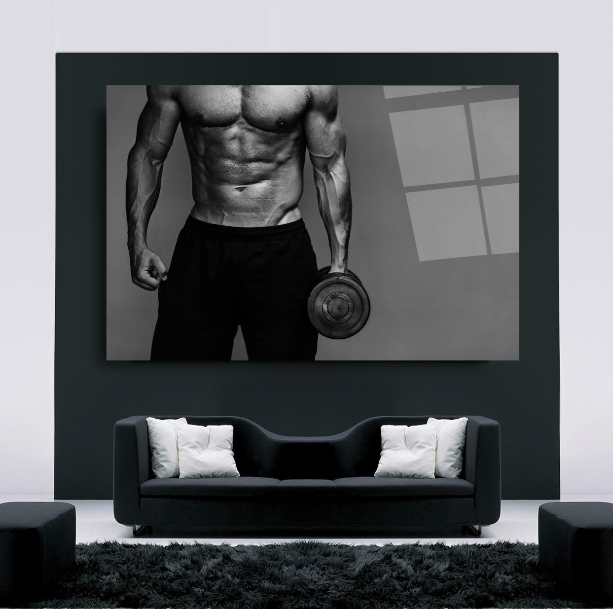 Fitness Yatay Cam Tablo