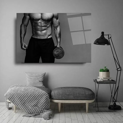 Fitness Yatay Cam Tablo