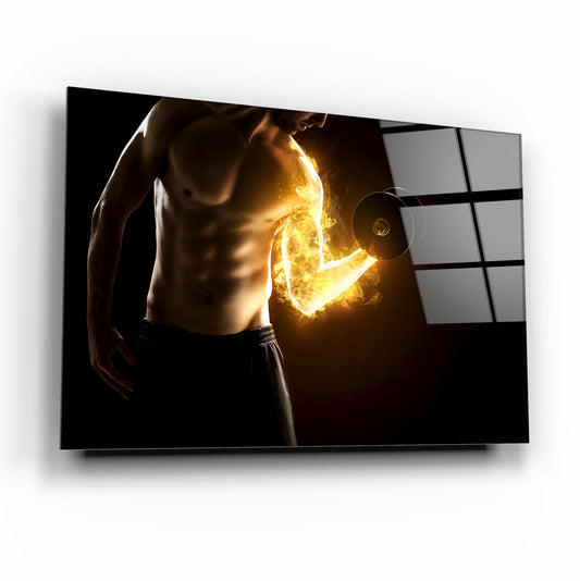Fitness Yatay Cam Tablo