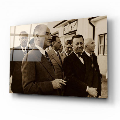 Atatürk Yatay Cam Tablo
