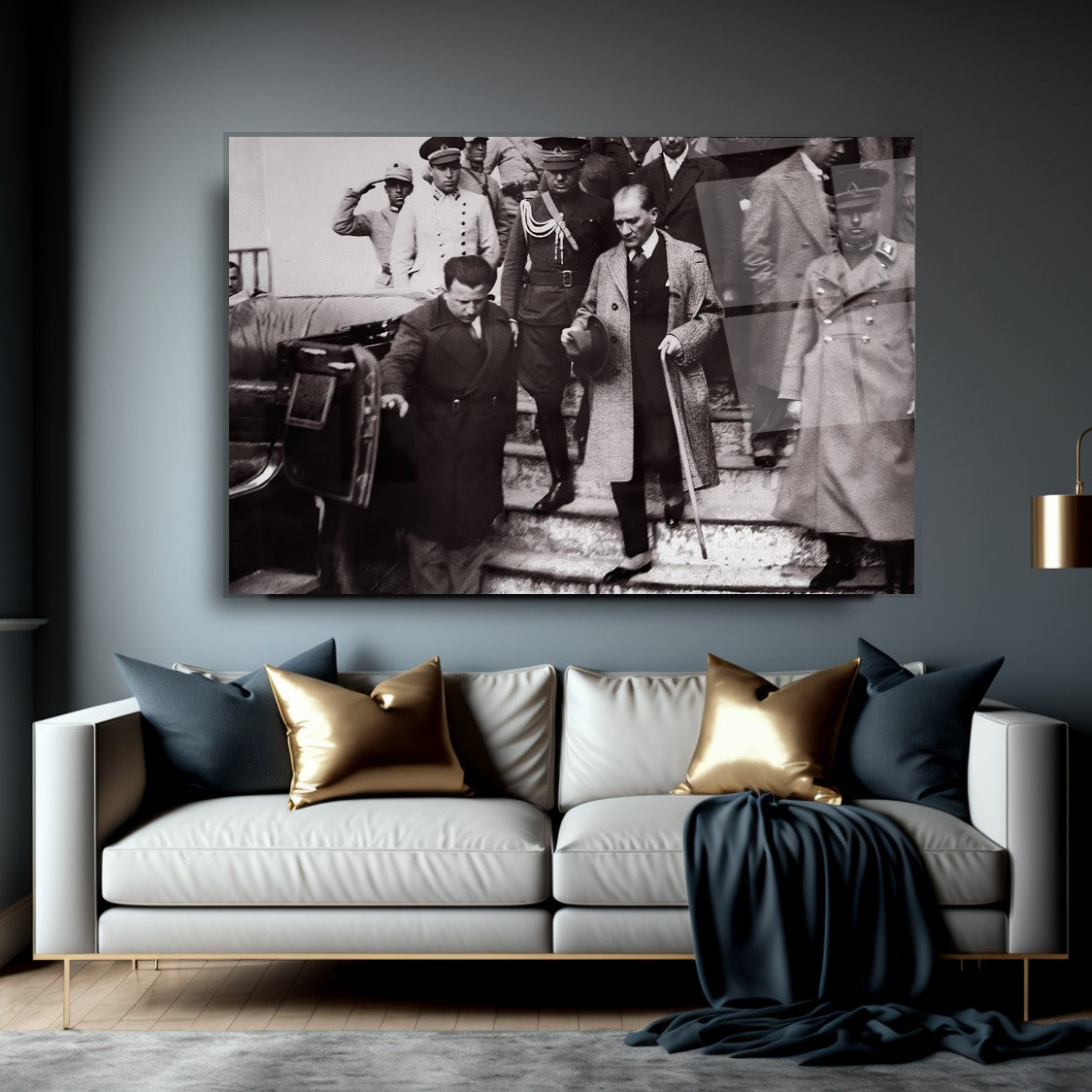 Atatürk Yatay Cam Tablo