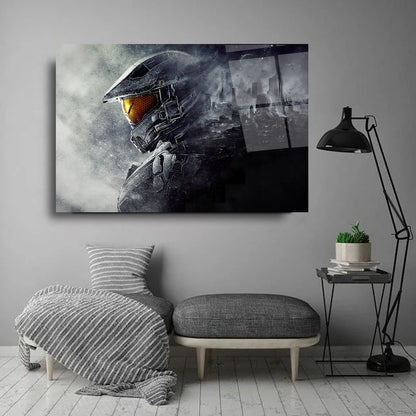 Astronot Yatay Cam Tablo