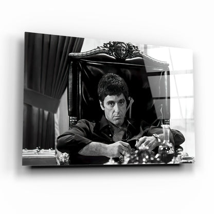 Tony Montana Yatay Cam Tablo