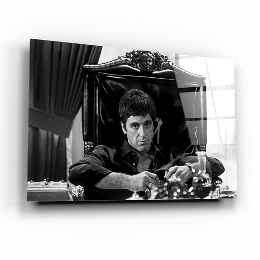 Tony Montana Yatay Cam Tablo