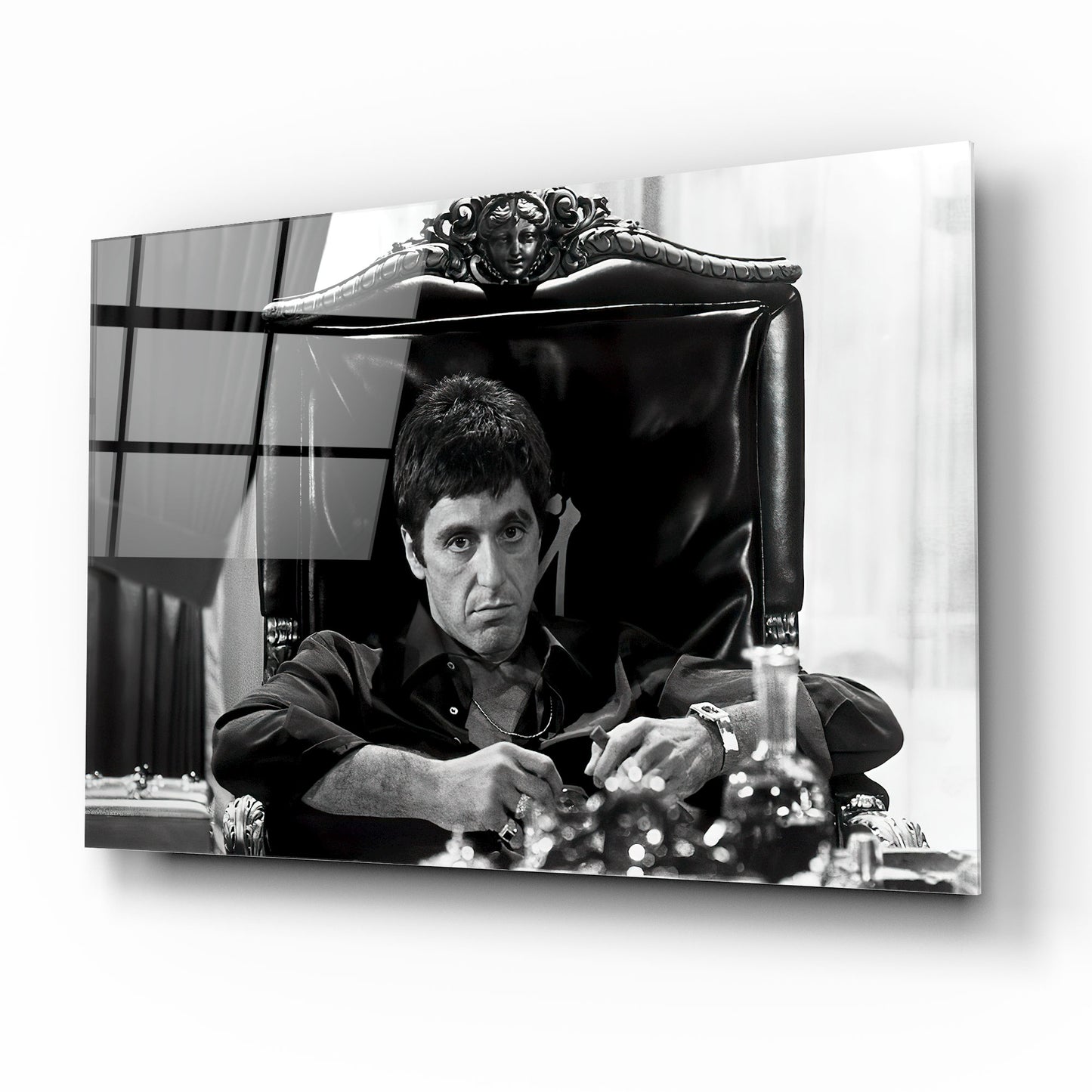 Tony Montana Yatay Cam Tablo