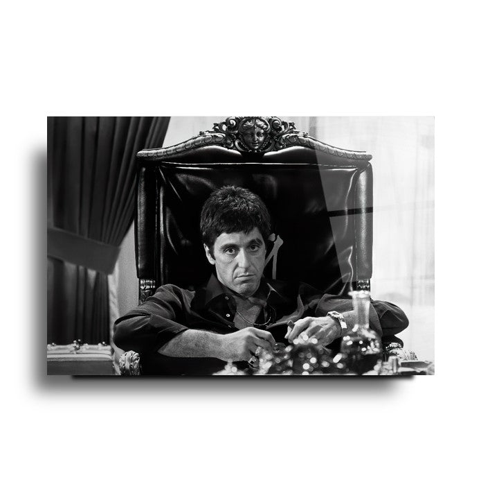 Tony Montana Yatay Cam Tablo