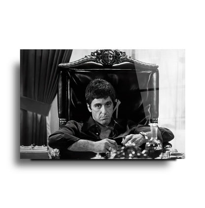 Tony Montana Yatay Cam Tablo