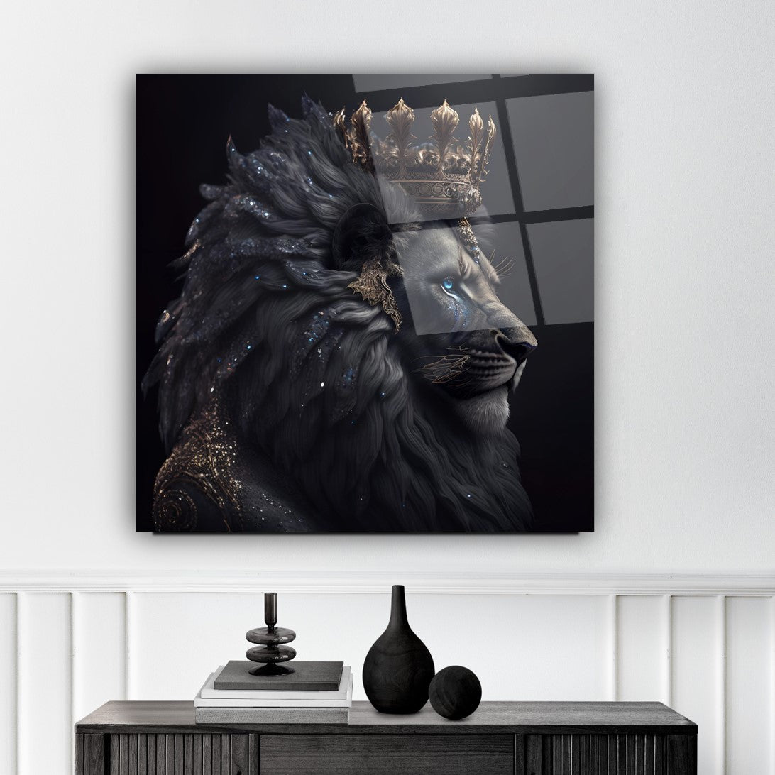 Aslan Kare Cam Tablo
