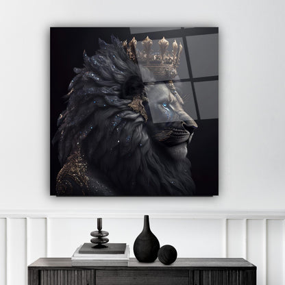 Aslan Kare Cam Tablo