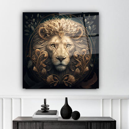 Aslan Kare Cam Tablo