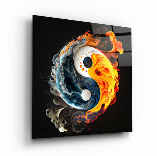 Ying Yang Kare Cam Tablo