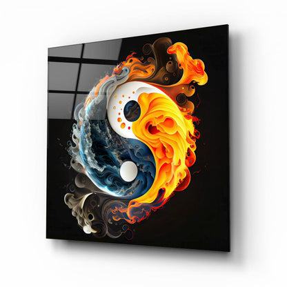 Ying Yang Kare Cam Tablo