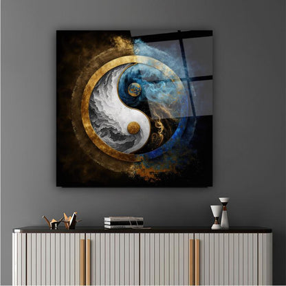 Ying Yang Kare Cam Tablo