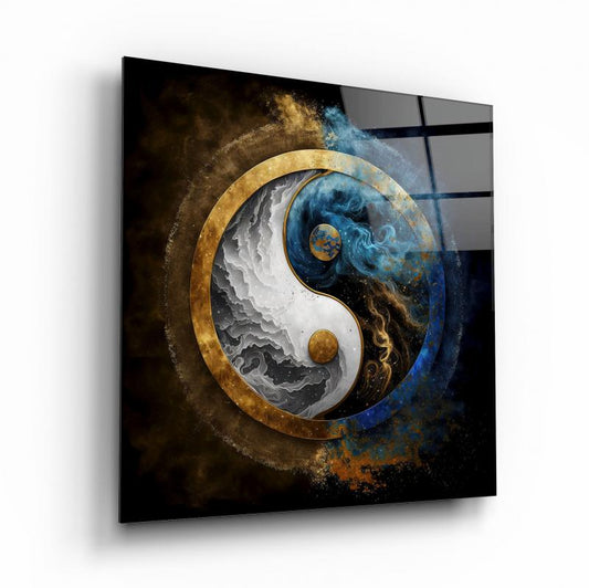 Ying Yang Kare Cam Tablo