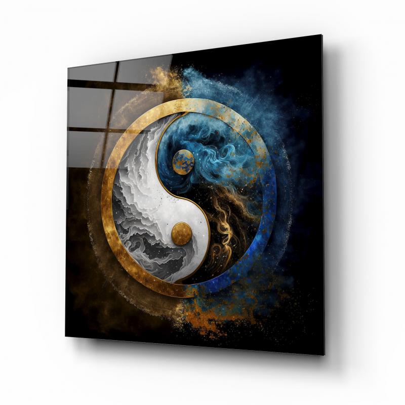 Ying Yang Kare Cam Tablo