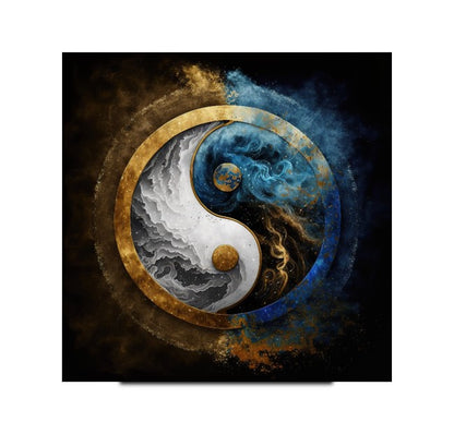 Ying Yang Kare Cam Tablo