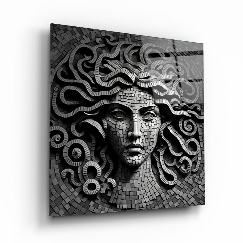 Medusa Kare Cam Tablo