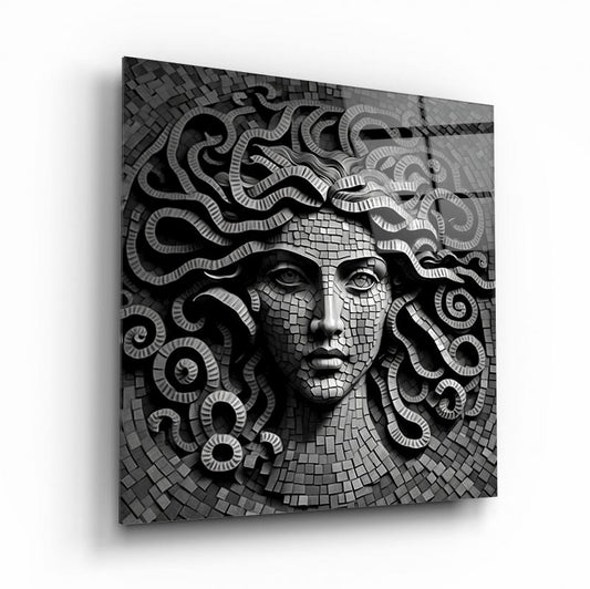 Medusa Kare Cam Tablo