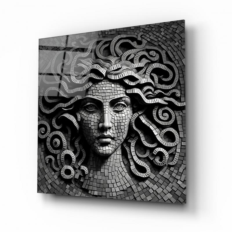 Medusa Kare Cam Tablo