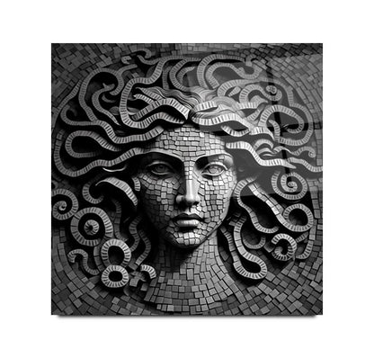 Medusa Kare Cam Tablo