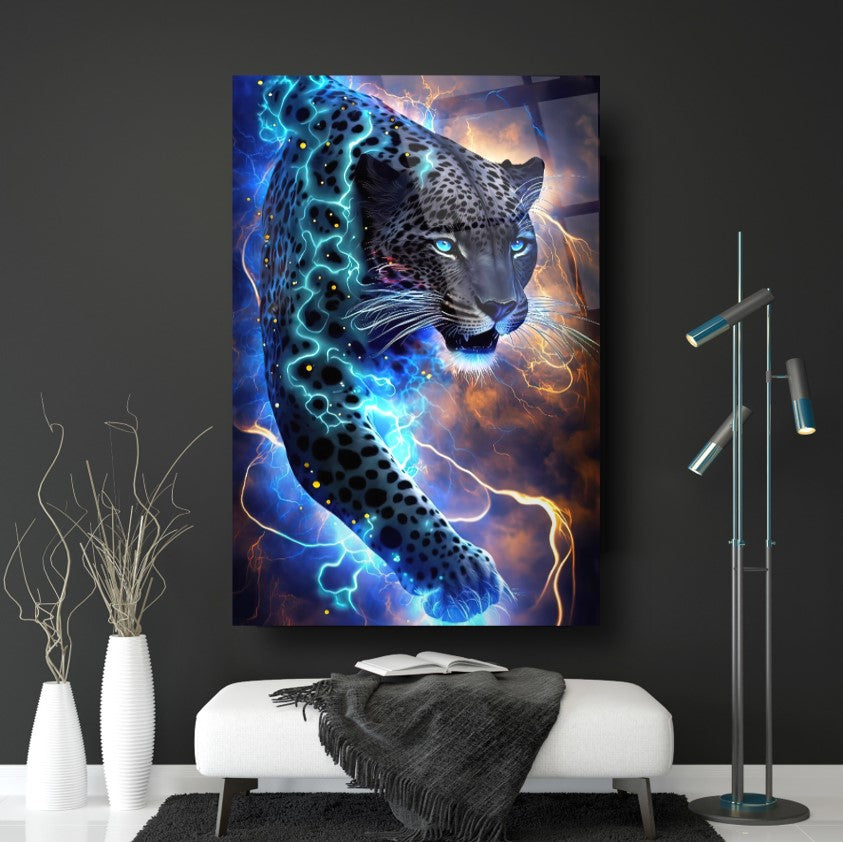 Leopar Dikey Cam Tablo