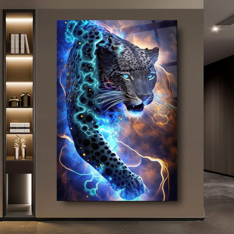 Leopar Dikey Cam Tablo