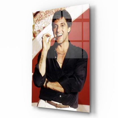 Tony Montana Scarface Dikey Cam Tablo