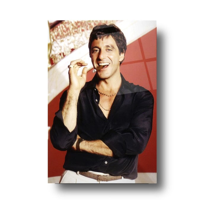 Tony Montana Scarface Dikey Cam Tablo