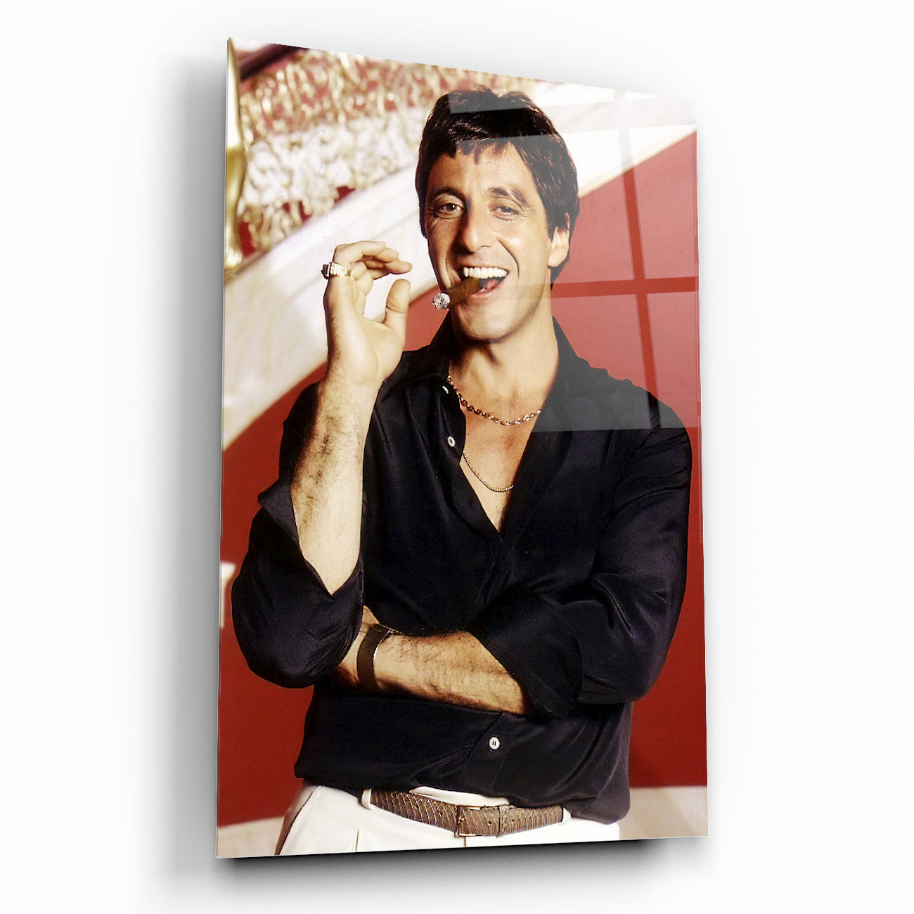 Tony Montana Scarface Dikey Cam Tablo
