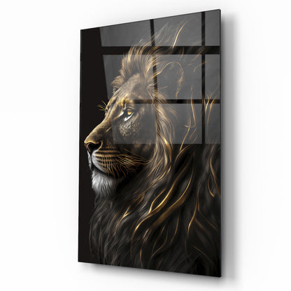 Aslan Dikey Cam Tablo