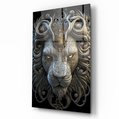 Aslan Dikey Cam Tablo